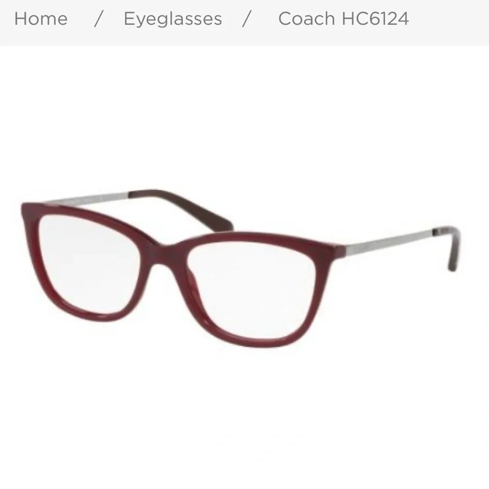 π Coach 5509 prescription replacement frames of blood red - Picture 2 of 15